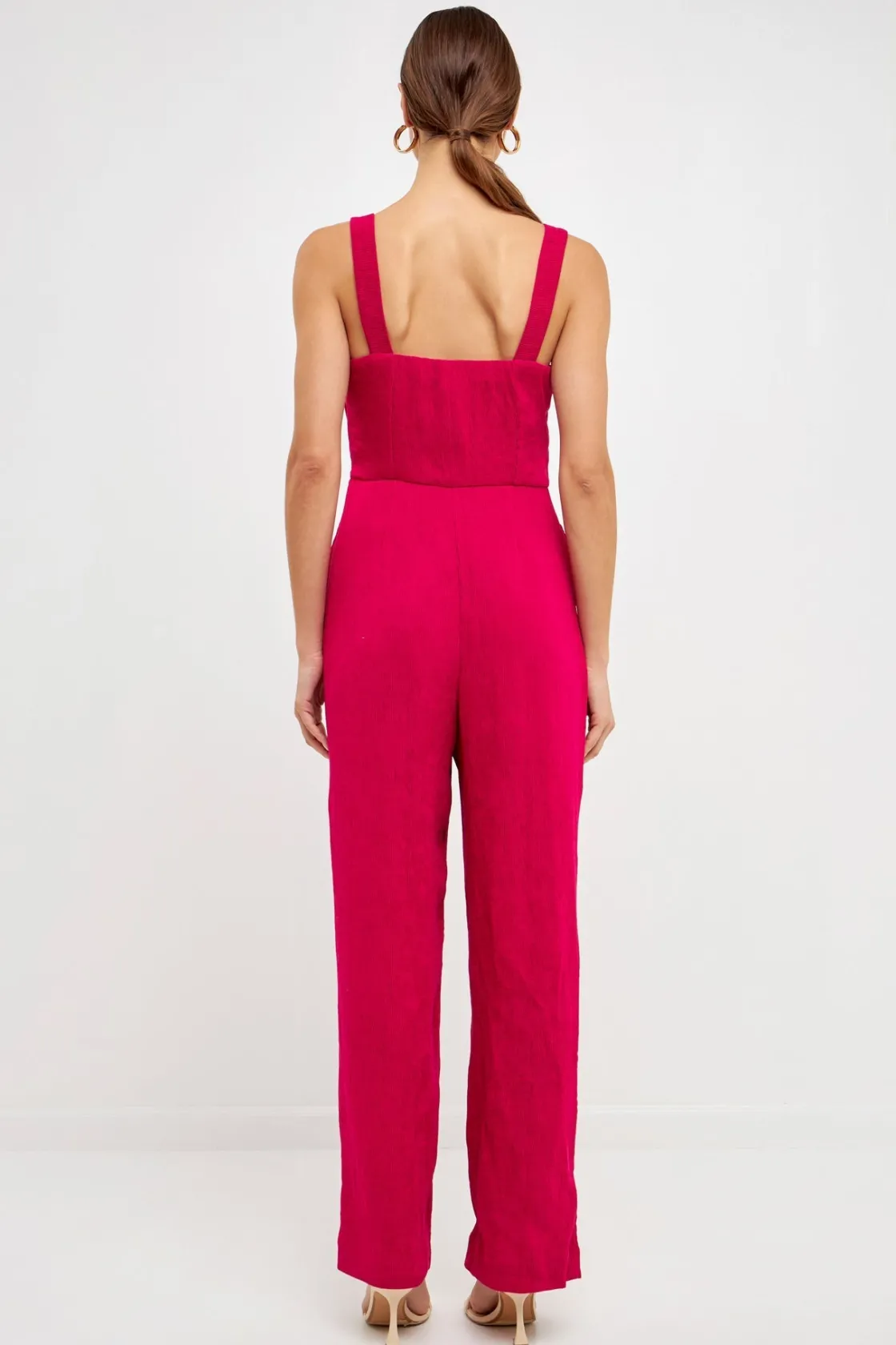 endless_rose__soft_touch__12.webp ENDLESS ROSE Tops | One Pieces*- Soft Touch Plisse Twist Jumpsuit