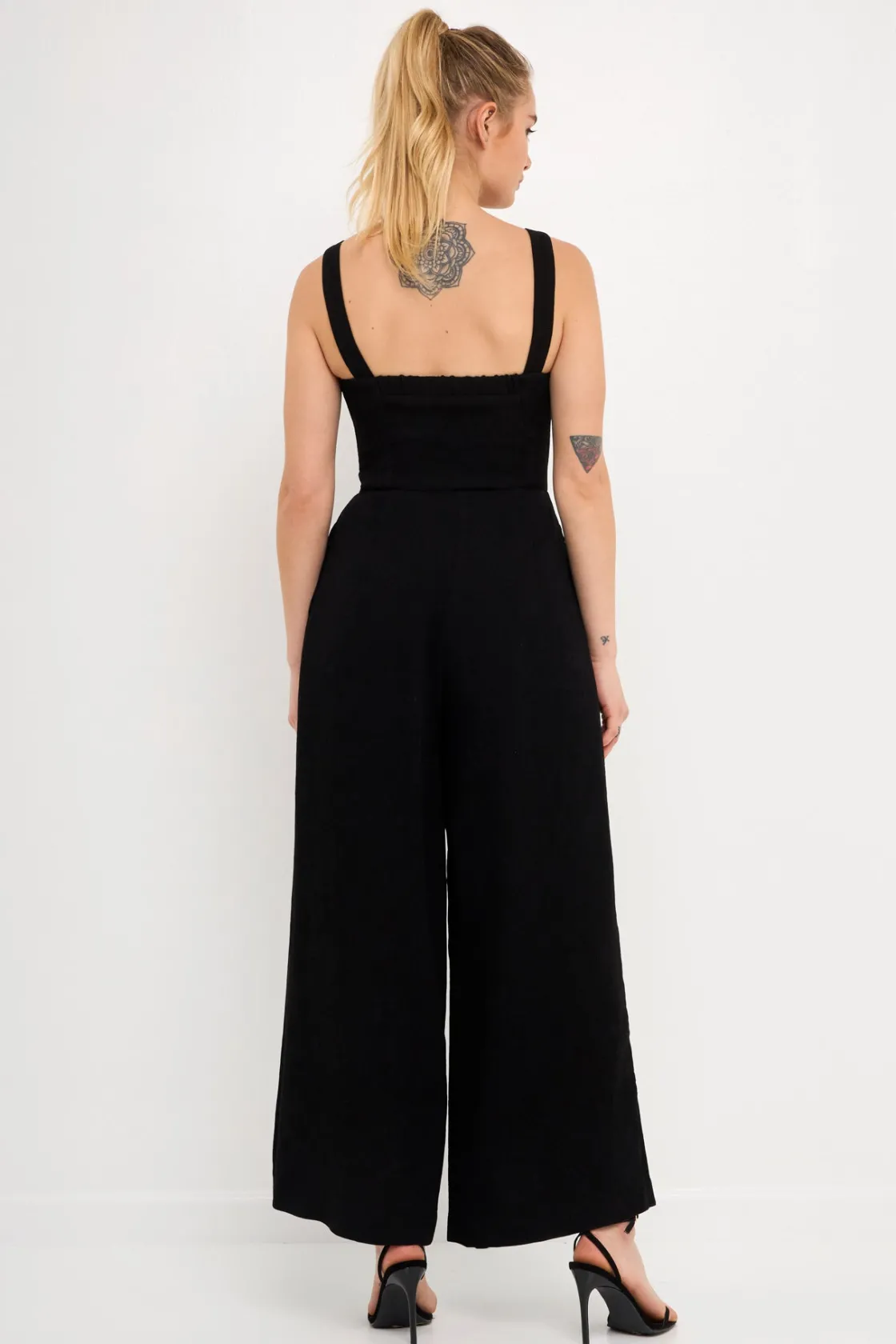 endless_rose__soft_touch__16.webp ENDLESS ROSE Tops | One Pieces*- Soft Touch Plisse Twist Jumpsuit