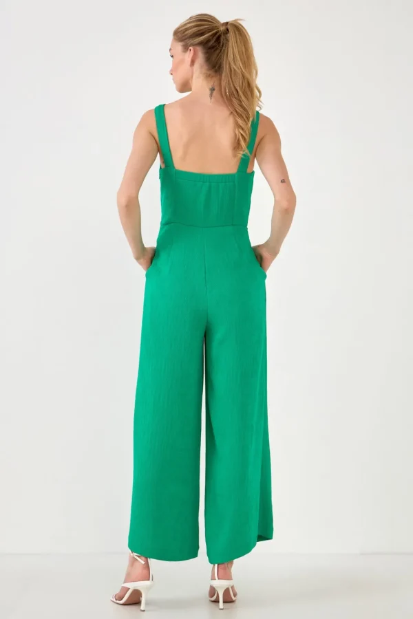 ENDLESS ROSE Tops | One Pieces*- Soft Touch Plisse Twist Jumpsuit