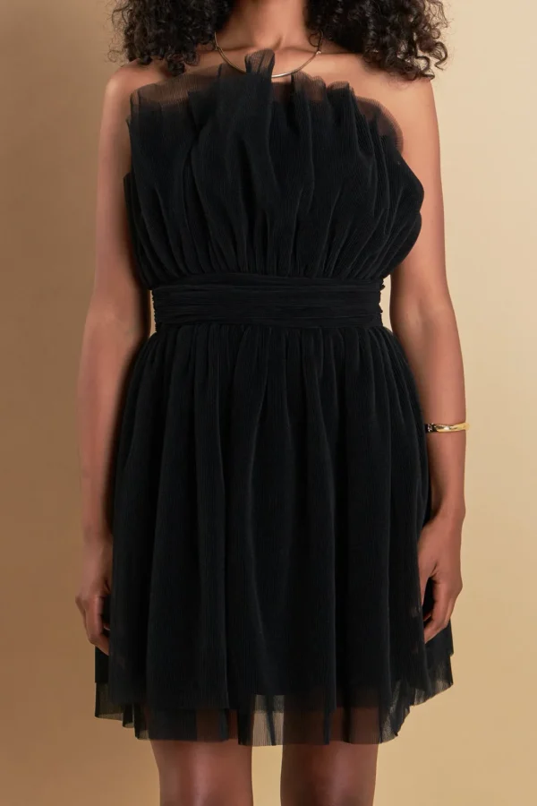 ENDLESS ROSE Tops*- Strapless Mini Tulle Dress
