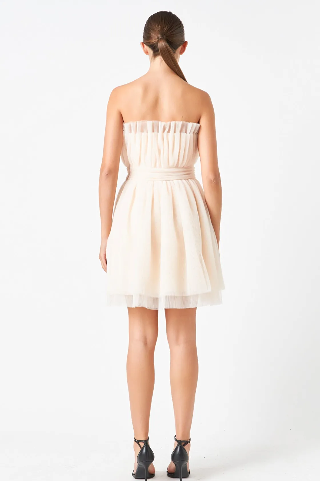 endless_rose__strapless_m_12.webp ENDLESS ROSE Tops*- Strapless Mini Tulle Dress