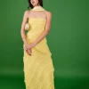 ENDLESS ROSE Tops*- Strapless Ruffled Maxi Dress