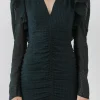ENDLESS ROSE Tops*- Textured Long Sleeve Ruched Mini Dress