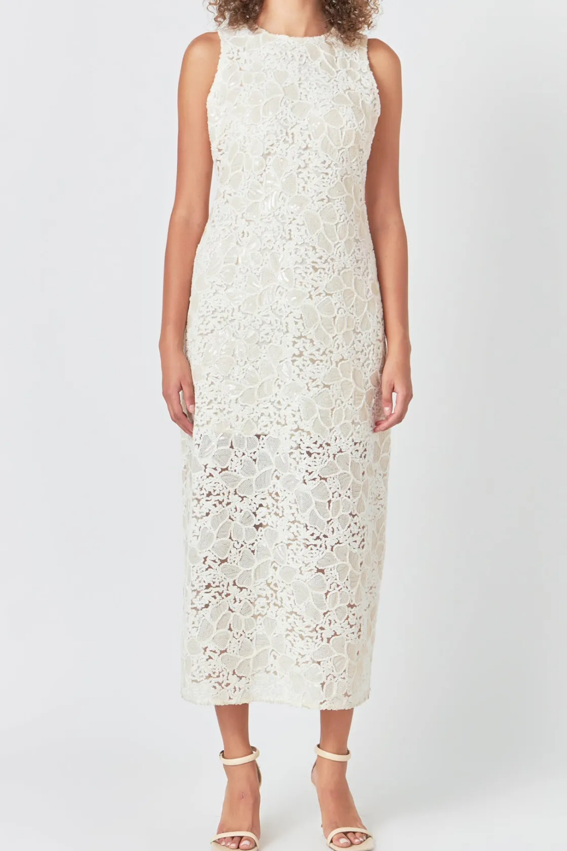 endless_rose__textured_ma_0-1.webp ENDLESS ROSE Tops*- Textured Maxi Dress IVORY