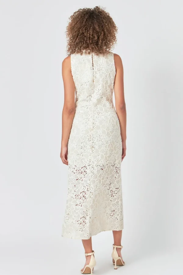 ENDLESS ROSE Tops*- Textured Maxi Dress IVORY