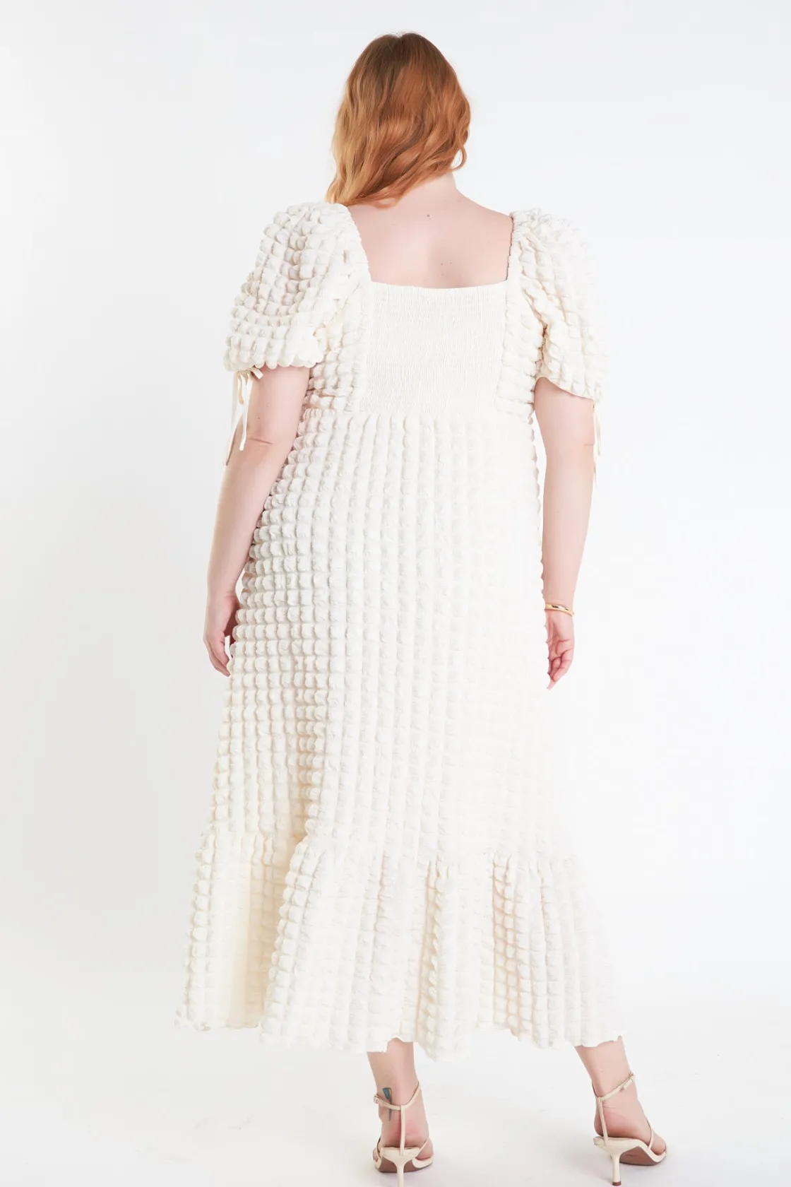 endless_rose__textured_ma_2.webp ENDLESS ROSE Tops*- Textured Maxi Dress IVORY