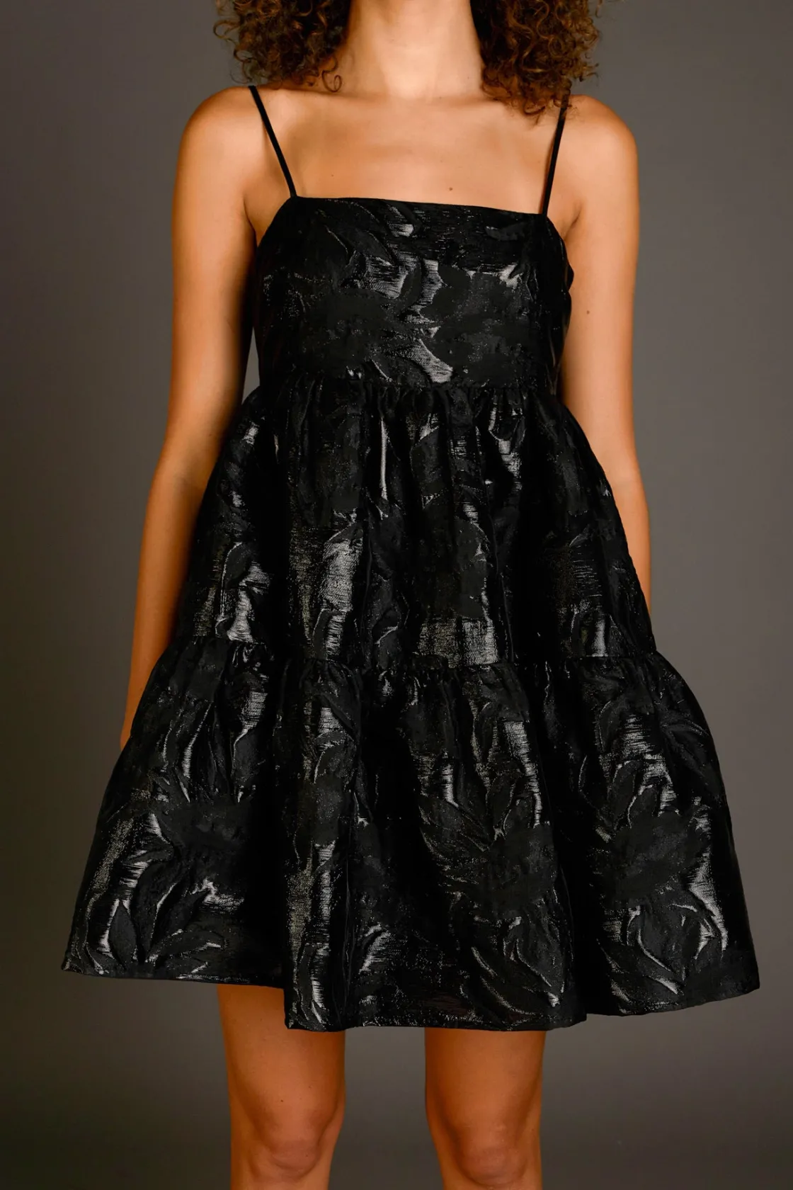 endless_rose__textured_mi_0.webp ENDLESS ROSE Tops*- Textured Mini Dress BLACK