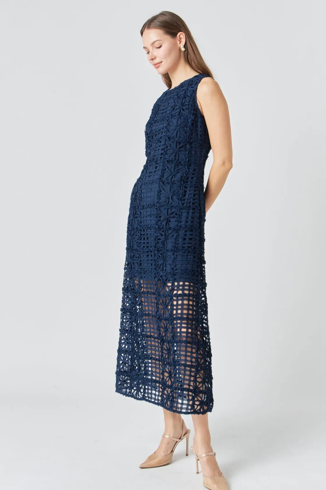endless_rose__textured_sl_16.webp ENDLESS ROSE Tops*- Textured Sleeveless Maxi Dress