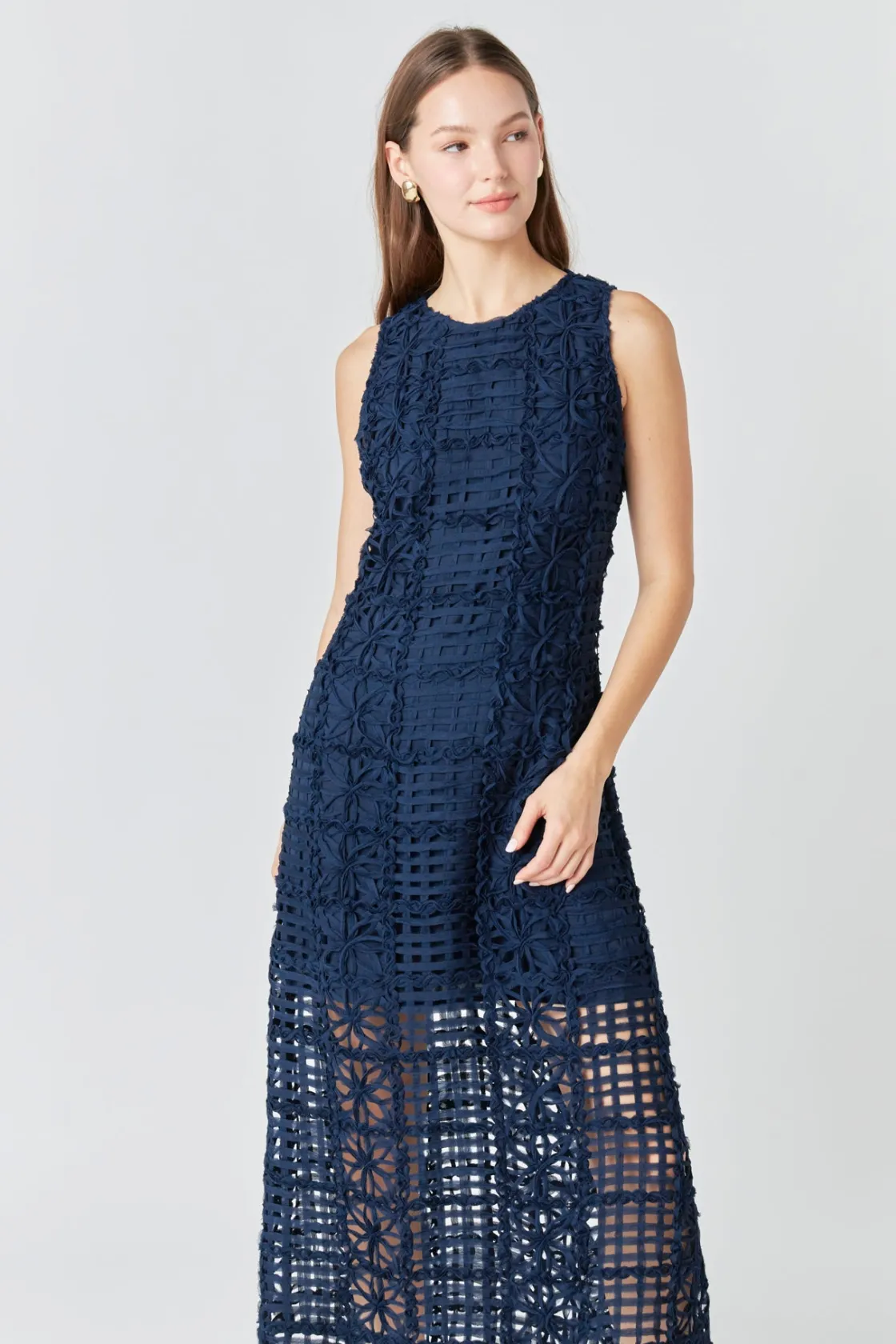endless_rose__textured_sl_18.webp ENDLESS ROSE Tops*- Textured Sleeveless Maxi Dress