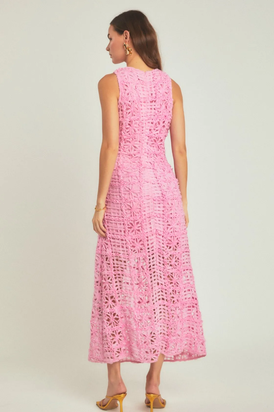 endless_rose__textured_sl_2.webp ENDLESS ROSE Tops*- Textured Sleeveless Maxi Dress