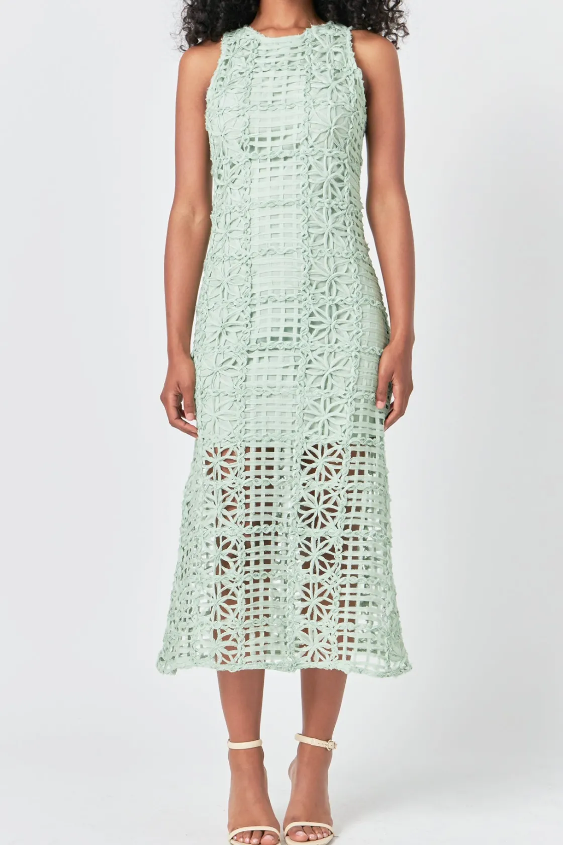 endless_rose__textured_sl_5.webp ENDLESS ROSE Tops*- Textured Sleeveless Maxi Dress