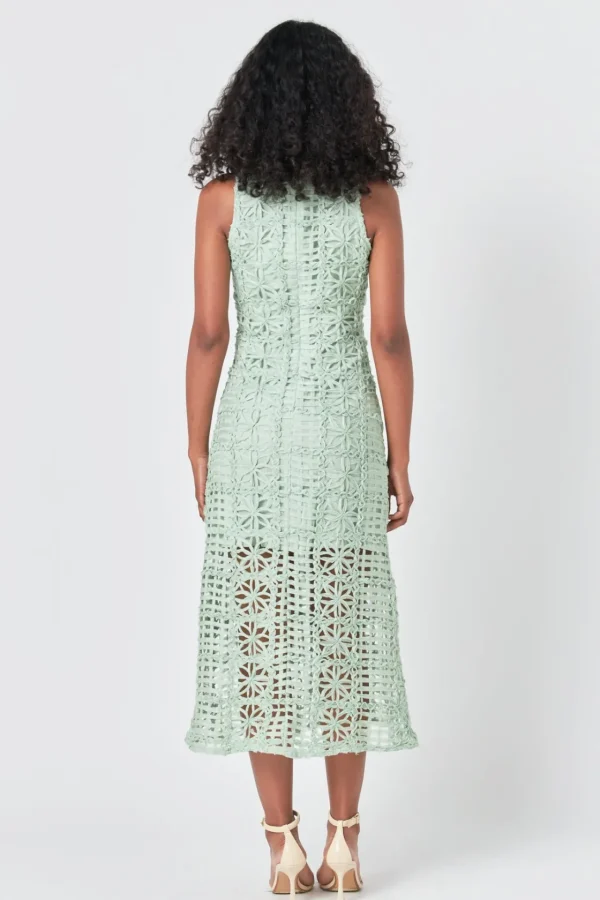 ENDLESS ROSE Tops*- Textured Sleeveless Maxi Dress