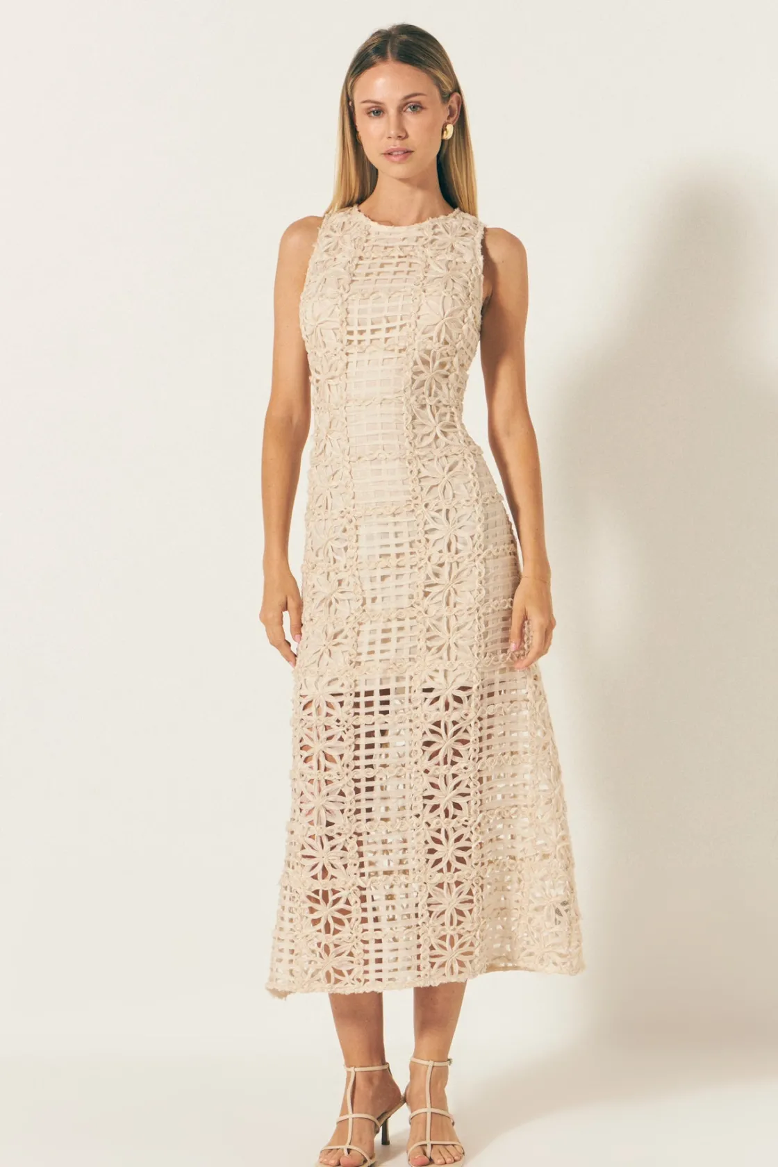 endless_rose__textured_sl_9.webp ENDLESS ROSE Tops*- Textured Sleeveless Maxi Dress