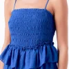 ENDLESS ROSE Tops*- Tiered Gingham Maxi Dress
