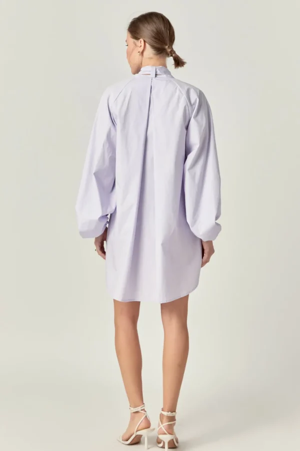 ENGLISH FACTORY Tops*- Billow Belted Mini Dress