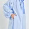 ENGLISH FACTORY Tops*- Billow Sleeve Maxi Dress POWDERBLUE