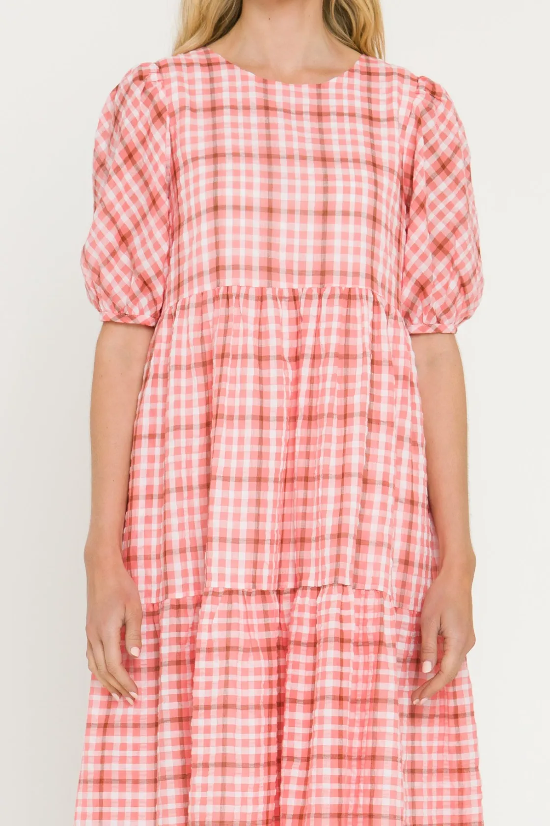 english_factory__check_pr_5.webp ENGLISH FACTORY Tops*- Check Print Midi Dress