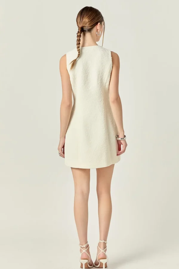 ENGLISH FACTORY Tops*- Chloe Sleeveless Dress OFFWHITE