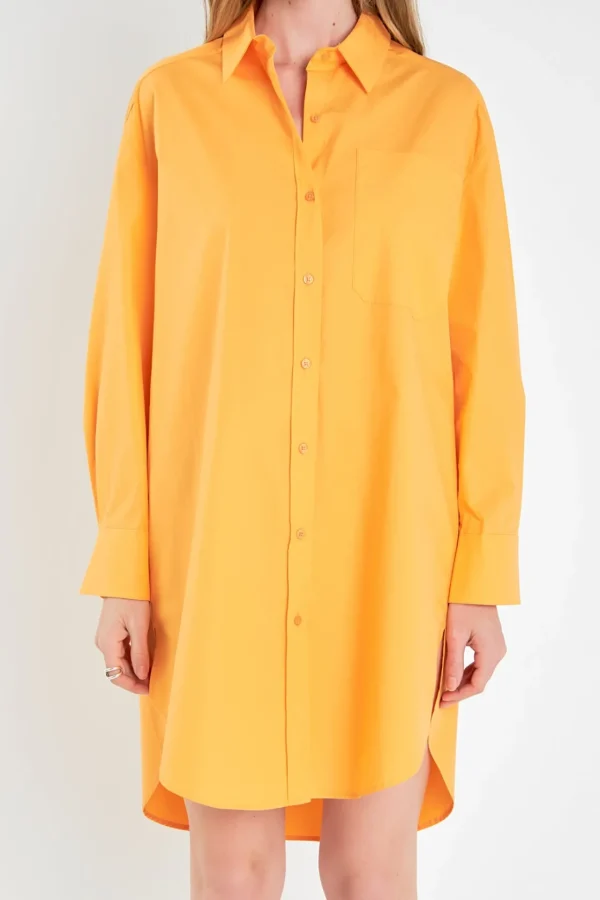 ENGLISH FACTORY Tops*- Classic Collared Dress Shirt