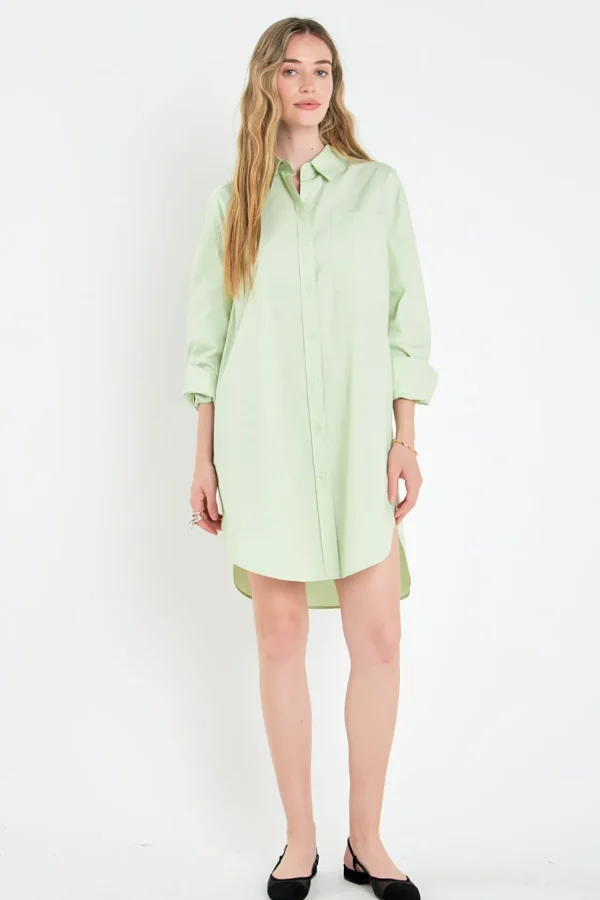ENGLISH FACTORY Tops*- Classic Collared Dress Shirt