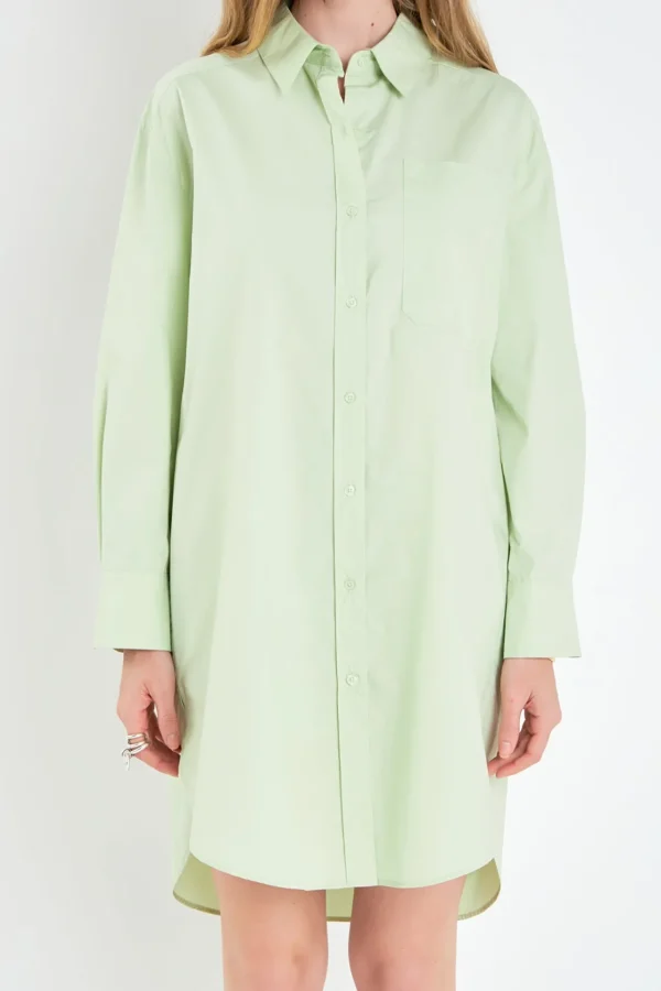 ENGLISH FACTORY Tops*- Classic Collared Dress Shirt