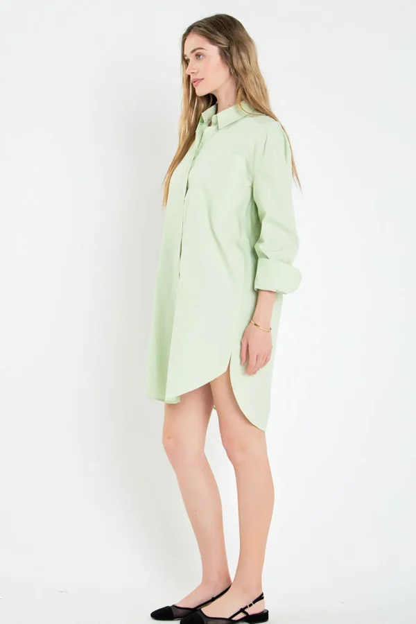 ENGLISH FACTORY Tops*- Classic Collared Dress Shirt