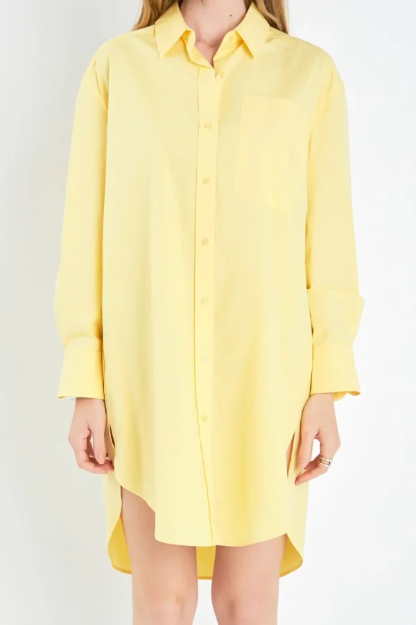 ENGLISH FACTORY Tops*- Classic Collared Dress Shirt