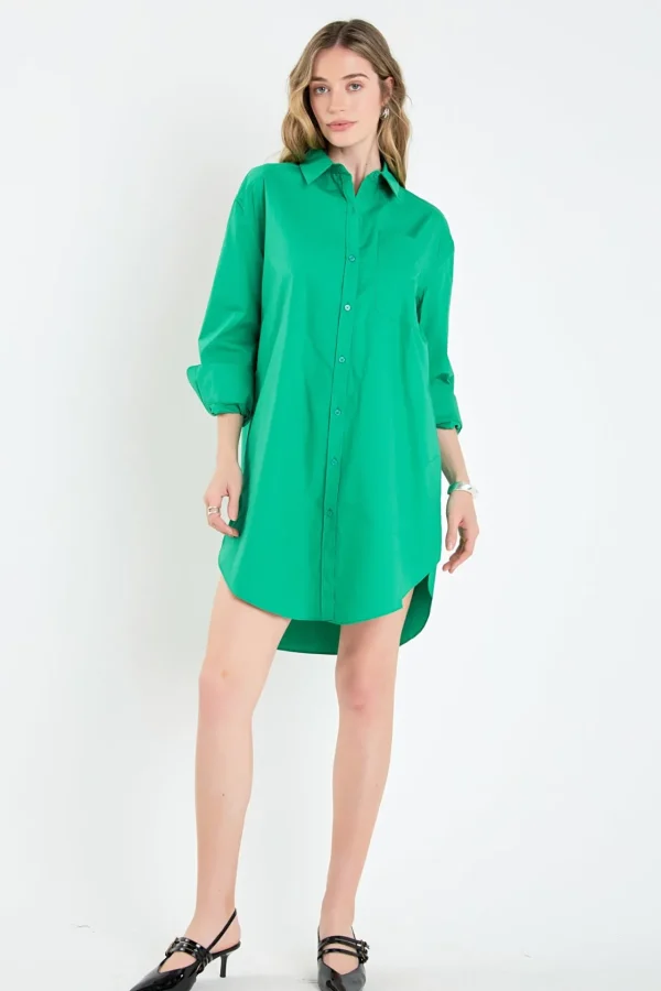 ENGLISH FACTORY Tops*- Classic Collared Dress Shirt