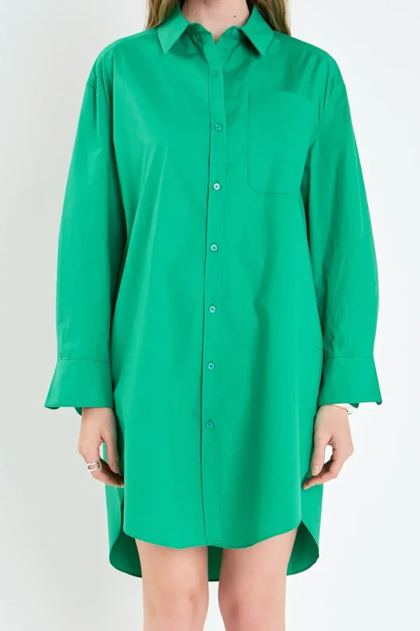 ENGLISH FACTORY Tops*- Classic Collared Dress Shirt