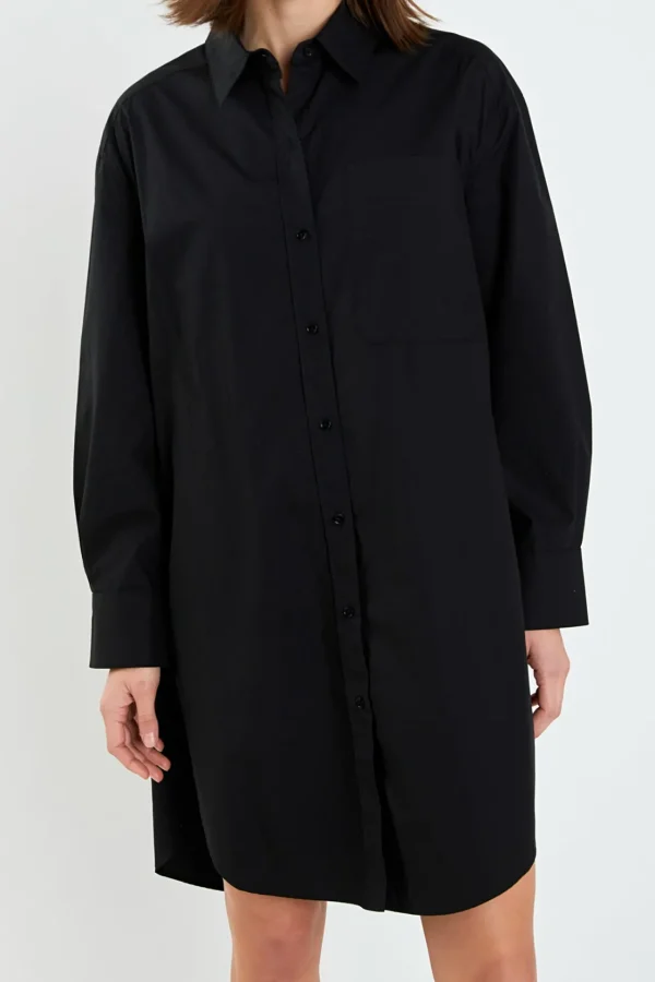 ENGLISH FACTORY Tops*- Classic Collared Dress Shirt