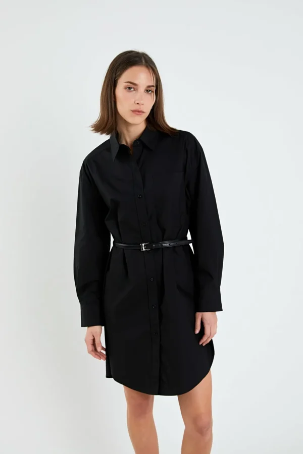 ENGLISH FACTORY Tops*- Classic Collared Dress Shirt
