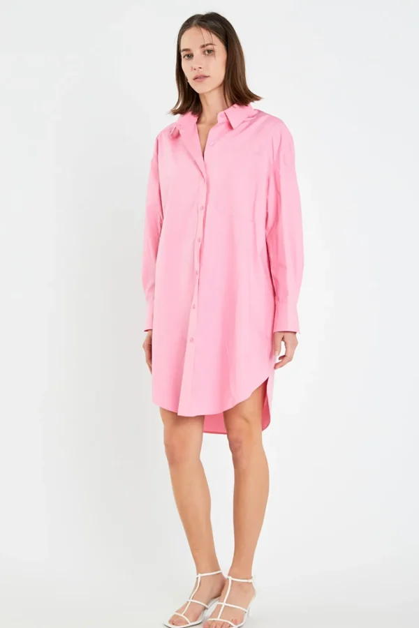 ENGLISH FACTORY Tops*- Classic Collared Dress Shirt