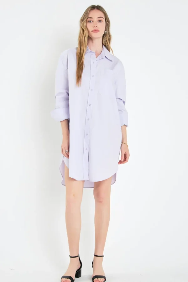 ENGLISH FACTORY Tops*- Classic Collared Dress Shirt