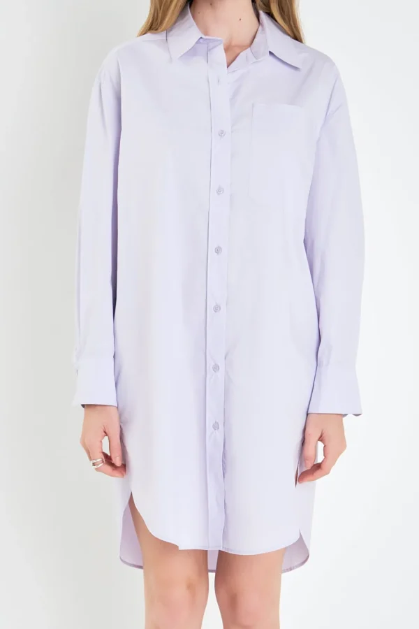 ENGLISH FACTORY Tops*- Classic Collared Dress Shirt