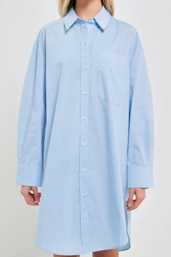 ENGLISH FACTORY Tops*- Classic Collared Dress Shirt