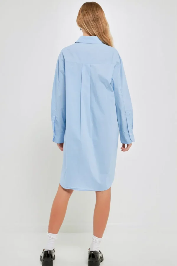 ENGLISH FACTORY Tops*- Classic Collared Dress Shirt