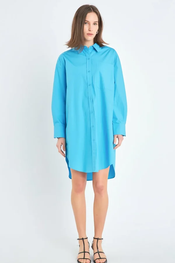 ENGLISH FACTORY Tops*- Classic Collared Dress Shirt