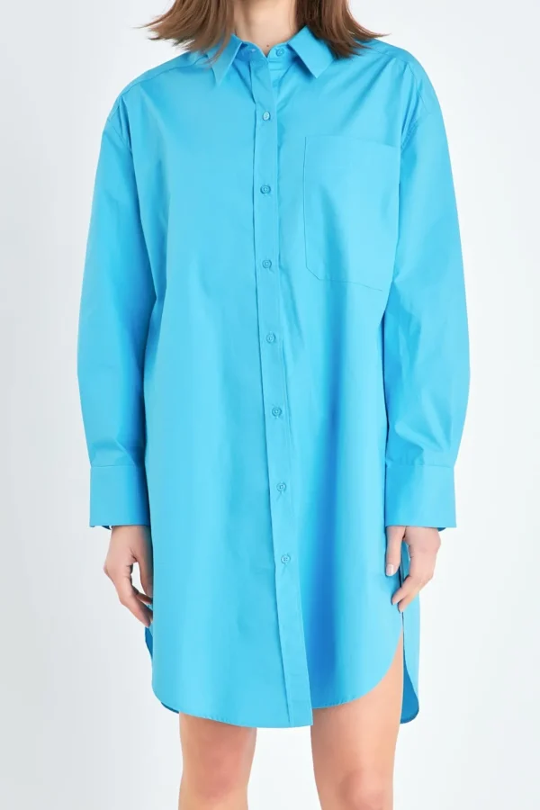 ENGLISH FACTORY Tops*- Classic Collared Dress Shirt