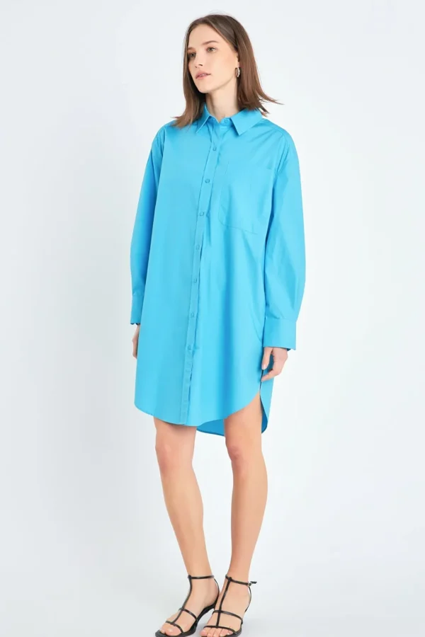 ENGLISH FACTORY Tops*- Classic Collared Dress Shirt