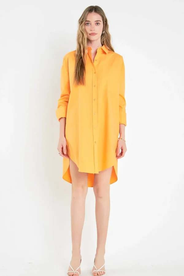 ENGLISH FACTORY Tops*- Classic Collared Dress Shirt