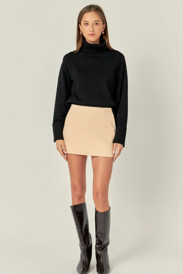 ENGLISH FACTORY Tops*- Color Block Skort