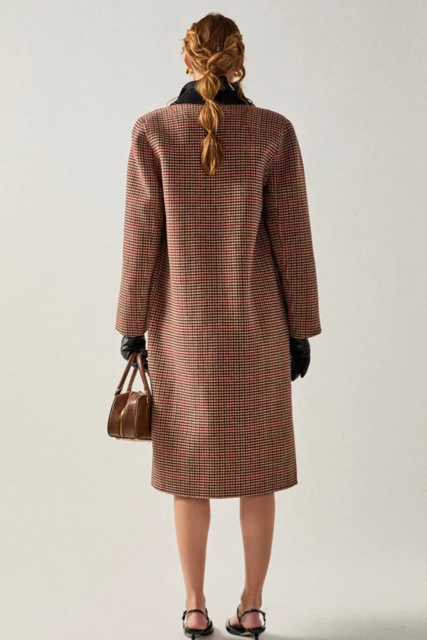 ENGLISH FACTORY Tops*- Color Block Coat BROWN