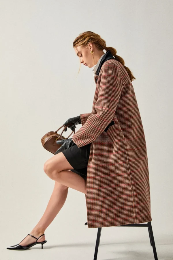 ENGLISH FACTORY Tops*- Color Block Coat BROWN