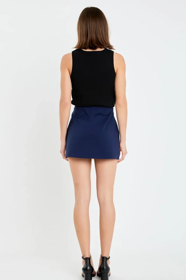 ENGLISH FACTORY Tops*- Color Block Skort