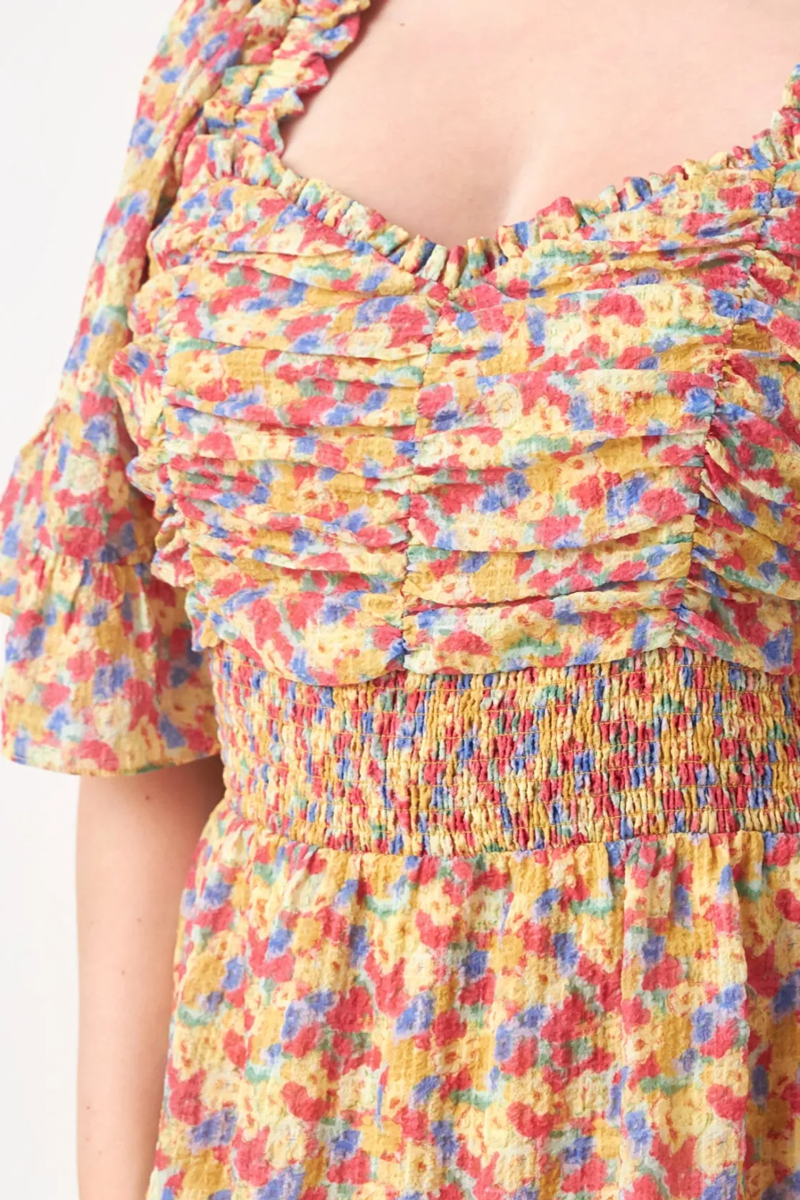 english_factory__floral_s_0-2.webp ENGLISH FACTORY Tops*- Floral Smocked Ruffle Tiered Maxi Dress MUSTARDCOMBO