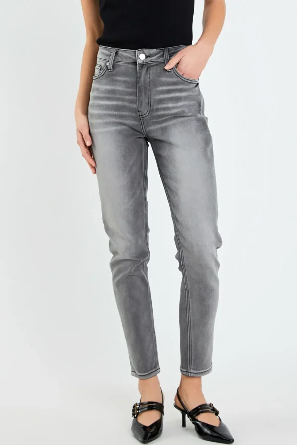 ENGLISH FACTORY Tops*- High Waist Skinny Jeans