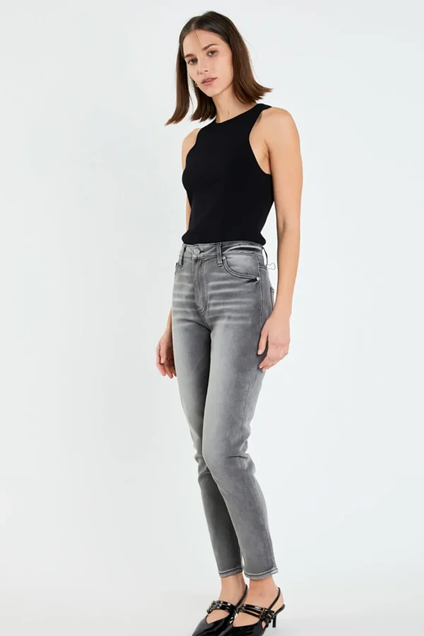 ENGLISH FACTORY Tops*- High Waist Skinny Jeans