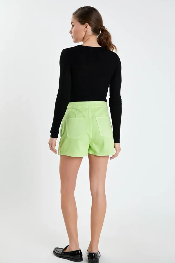 ENGLISH FACTORY Tops*- High-waisted Denim Mini Skort