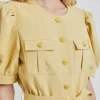 ENGLISH FACTORY Tops | One Pieces*- Jumpsuit with Button Detail YELLOW