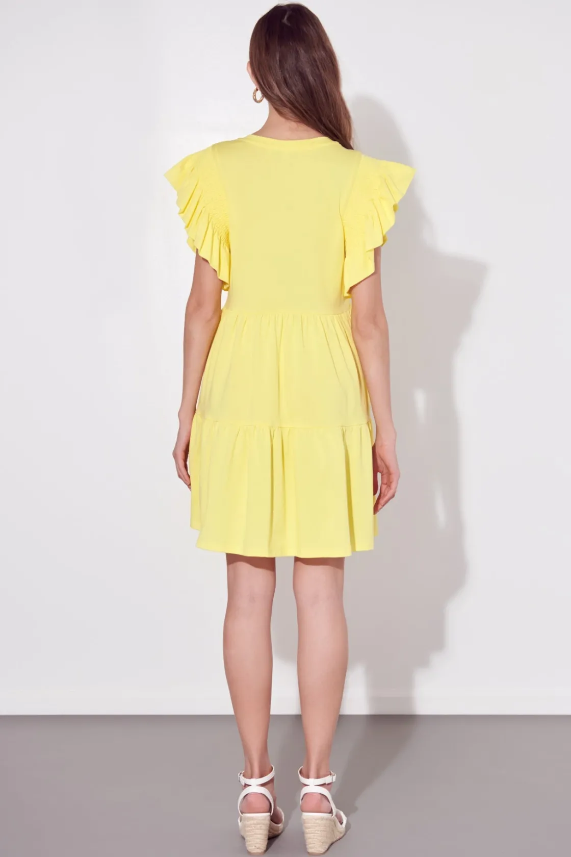 english_factory__knit_ruf_7.webp ENGLISH FACTORY Tops*- Knit Ruffled Mini Dress